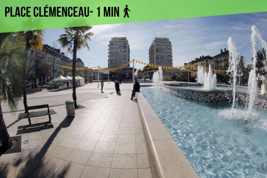 IDEAL PRO - 10min gare - Hypercentre - WIFI - Longuedurée Pau Exterior foto